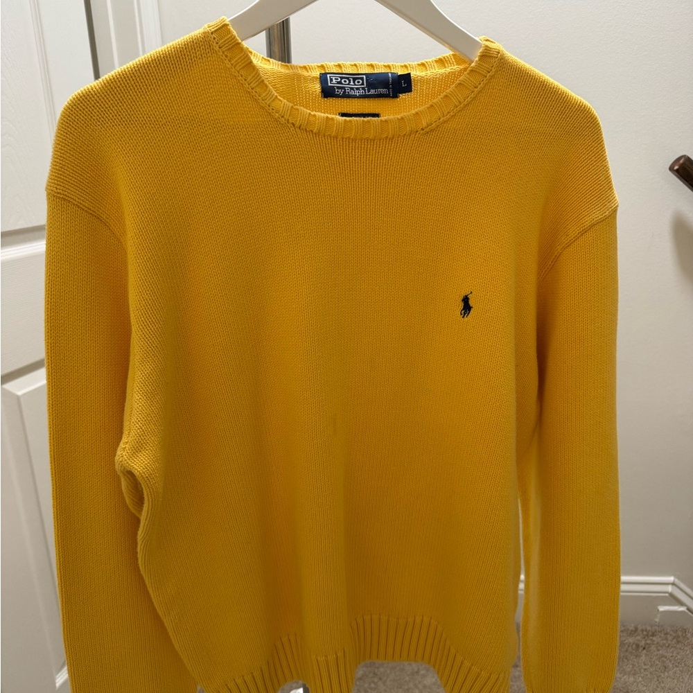 Ralph Lauren Yellow Knit Top